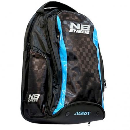 Compra la mochila de padel NB Backpack Aerox negra y azul de la colección Enebe