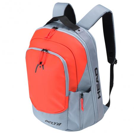 Compra la mochila de padel Delta Backpack gris y naranja de la nueva colección Head